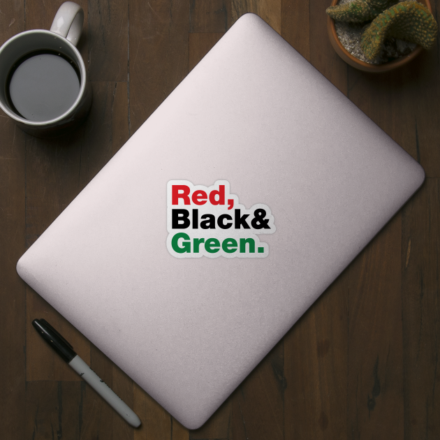 Red, Black & Green. by forgottentongues